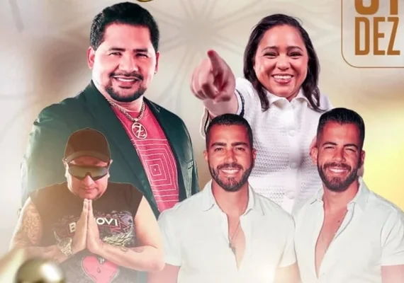 Parte alta de Maceió celebra virada com shows na Praça Padre Cícero