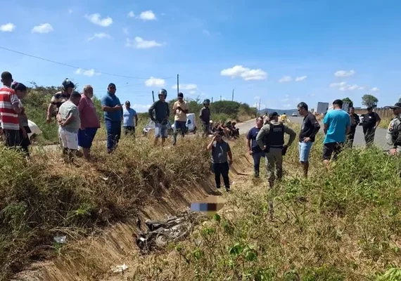 Idoso de 62 anos morre após perder controle de moto na AL-115, em Palmeira dos Índios