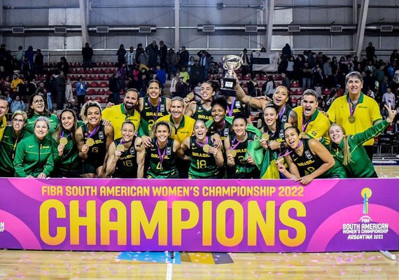 Brasil reafirma hegemonia no Sul-Americano de Basquete Feminino
