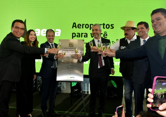 Aeroporto Zumbi dos Palmares é entregue após passar por período de revitalização e melhorias