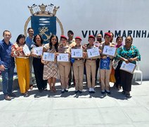 Alunos do Colégio Tiradentes vencem concurso da Marinha do Brasil