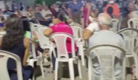 Padre pede ajuda à PM após bloco atrapalhar missa de Páscoa em Paripueira; veja vídeo