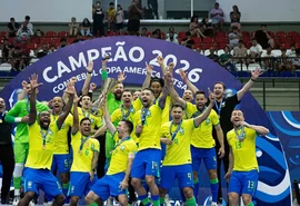 Brasil vence Argentina e conquista 12º título da Copa América de Futsal