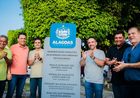 Governador de Alagoas inaugura obra do Pró-Estrada em Piaçabuçu