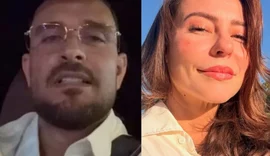 Diogo Nogueira emociona ao falar de Paolla no palco; veja