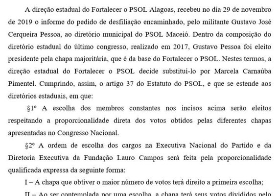 Marcela Carnaúba assume direção estadual do PSOL em Alagoas