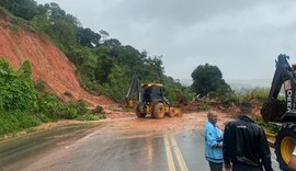 Cinco rodovias estão interditadas em Alagoas após fortes chuvas; saiba quais