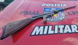 Denúncia de violência doméstica leva à apreensão de arma artesanal em AL