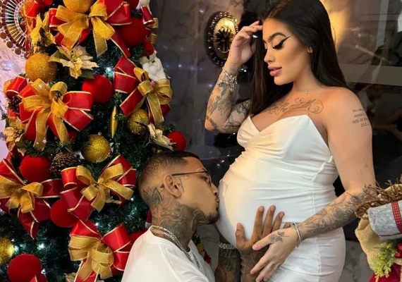 MC Mirella dá à luz Serena, sua filha com Dynho Alves