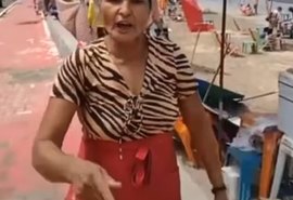 Collor é acusado de dar prejuízo a comerciantes após voo baixo de helicóptero em praia