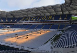 Mesmo em obras, estádio onde Brasil estreia na Copa será inaugurado