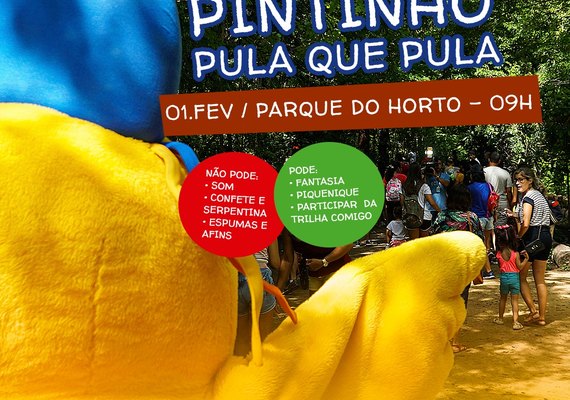 Parque do Horto terá trilha especial do Pinto da Madrugada