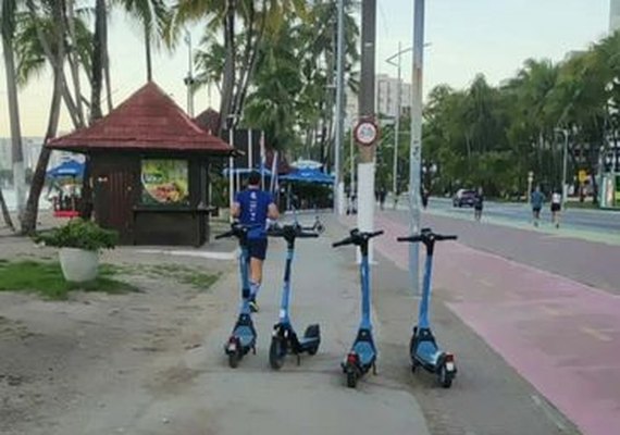 Patinetes viram dor de cabeça e geram caos em Maceió