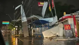 Temporal na Grande Porto Alegre deixa um morto e dez feridos