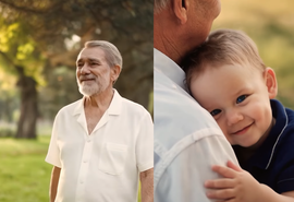 Virginia posta vídeo de IA do pai conhecendo seus filhos e se emociona: “Eterna saudade”