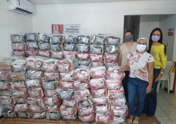 Entidades socioassistenciais de Maceió recebem cestas nutricionais