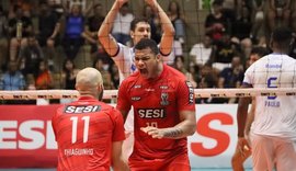 Sesi-Bauru vence Suzano e vai à semifinal da Copa Brasil de vôlei