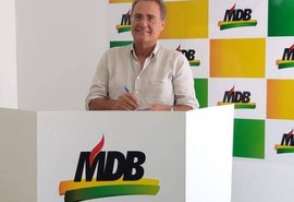 MDB estadual realiza convenção e mantém Renan Calheiros na presidência