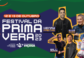 Viçosa anuncia atrações do Festival da Primavera 2023