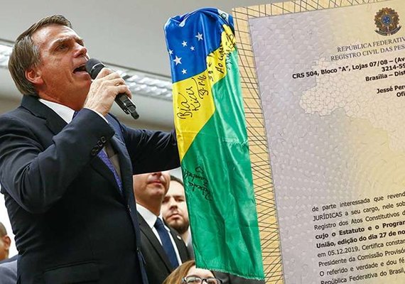 Bolsonaro registra criação de novo partido em cartório