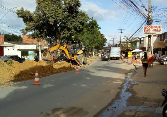Avenida Maceió estará em manutenção durante 30 dias