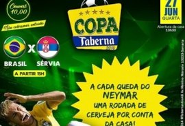 Bares Alagoanos ofertam uma rodada de bebida a cada queda do Neymar