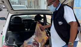 Vigilância Sanitária Municipal apreende cerca de 100kg de carne de origem clandestina