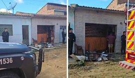 Casa de suspeito de matar sogro é atingida por incêndio em São Miguel dos Campos