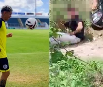 Jogador do ASA é flagrado agredindo suspeito de tentativa de assalto em Arapiraca