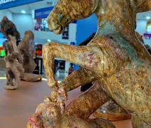 Exposição de Flori apresenta esculturas em Maceió antes de seguir para Brasília