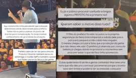 Prefeito de Belém se envolve em confusão após filho ser barrado no palco do cantor Natanzinho Lima