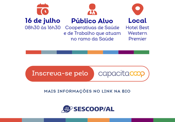 Maceió recebe Jornada Alagoana de Intercooperação com foco em cooperativas de saúde