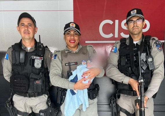 PM e Aéreo resgatam bebê de um mês raptado em Maribondo