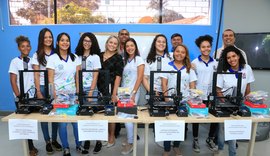 Kits com impressora 3D chegam às escolas de Alagoas