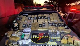 Militares apreendem 37 kg de maconha em apartamento na parte alta de Maceió