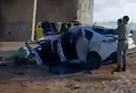 Condutor morre após acidente em viaduto no Pontal da Barra, em Maceió