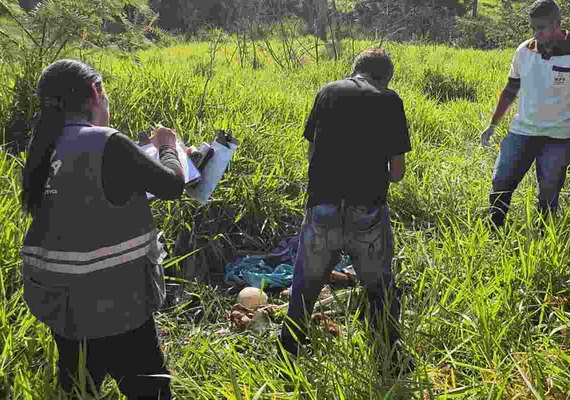 Ossada humana é encontrada pela polícia em fazenda na zona rural de Rio Largo