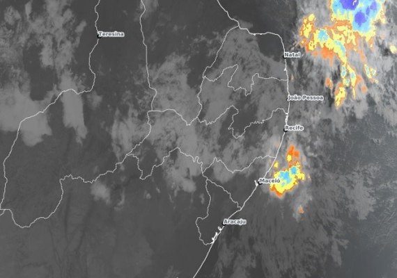 Semarh emite Aviso Meteorológico para pancadas de chuvas intensas no Litoral e Zona da Mata