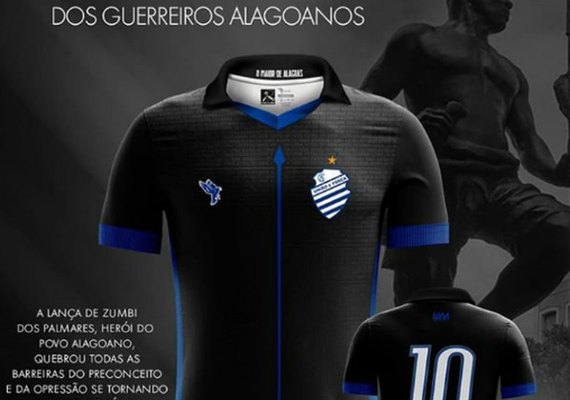 No mês da Consciência Negra, CSA enfrenta o Vasco com camisa em homenagem a Zumbi