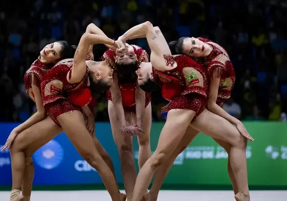 Ao som de ‘Evidências’, torcida vibra e Brasil brilha no Mundial de Ginástica Rítmica
