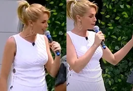 Ana Hickmann aparece com hematoma no braço em programa de TV