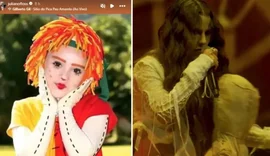 Marina Sena destrói boneco em show e web aponta indireta a Juliano Floss