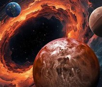 Planetas gigantes podem se formar em discos de buracos negros supermassivos