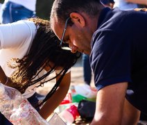 Estudantes realizam lançamento de foguetes na praia de Jacarecica