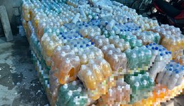 Vigilância Sanitária apreende mais de 5 mil litros de saneantes clandestinos em Maceió
