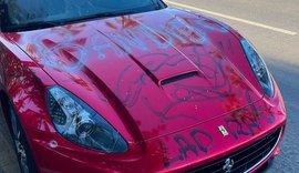 Marketing: Ferrari deixada na Orla de Maceió faz parte de ação de influenciador