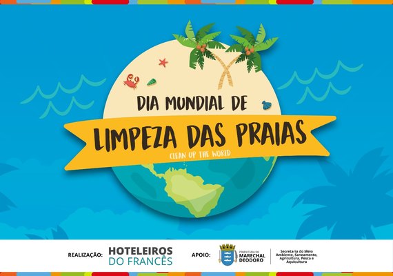 Acontece amanhã (15) o Dia Mundial de Limpeza de Praias