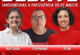 Debate em Maceió 'esquenta' a disputa pelo comando do PT em Alagoas