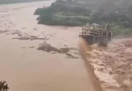 Barragem rompe com chuvas e forma onda de 2m na Serra Gaúcha