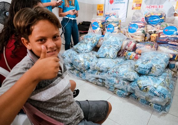 Alagoas Sem Fome atinge nova marca de doações de alimentos às instituições sociais